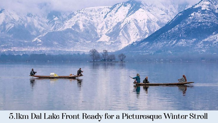 Dal Lake's 5.1km Waterfront Opening for All to Enjoy this Winter