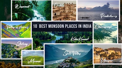 India’s Top 10 Monsoon Destinations: Experience the Enchantment of Rain