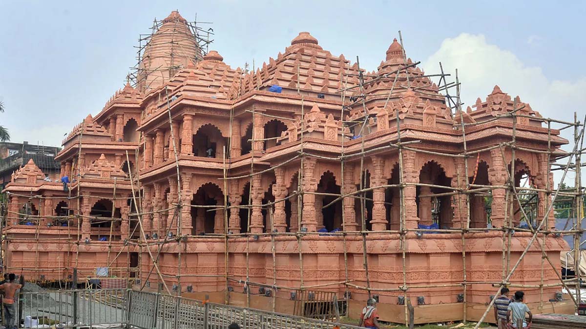 Construction pic of Ram Mandir